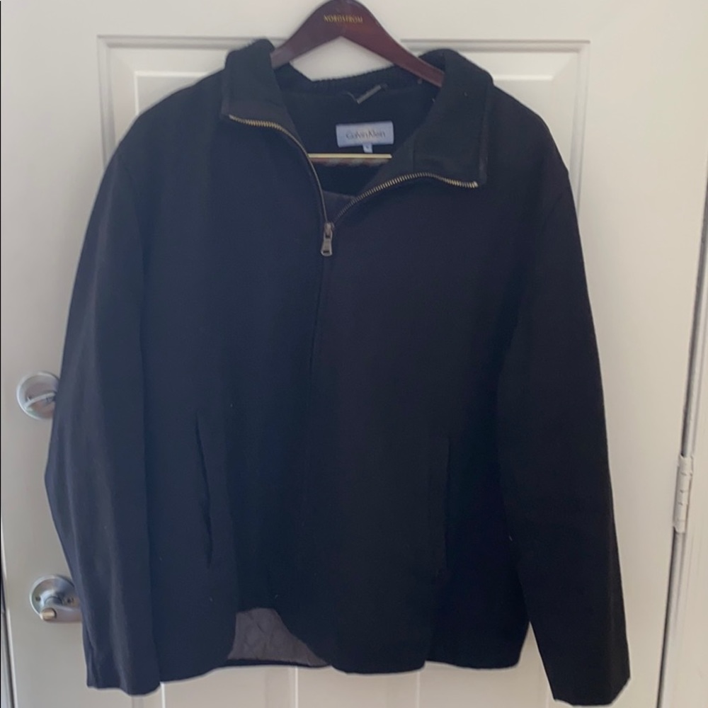 Men’s Calvin Klein Size XL Black Heavy Jacket